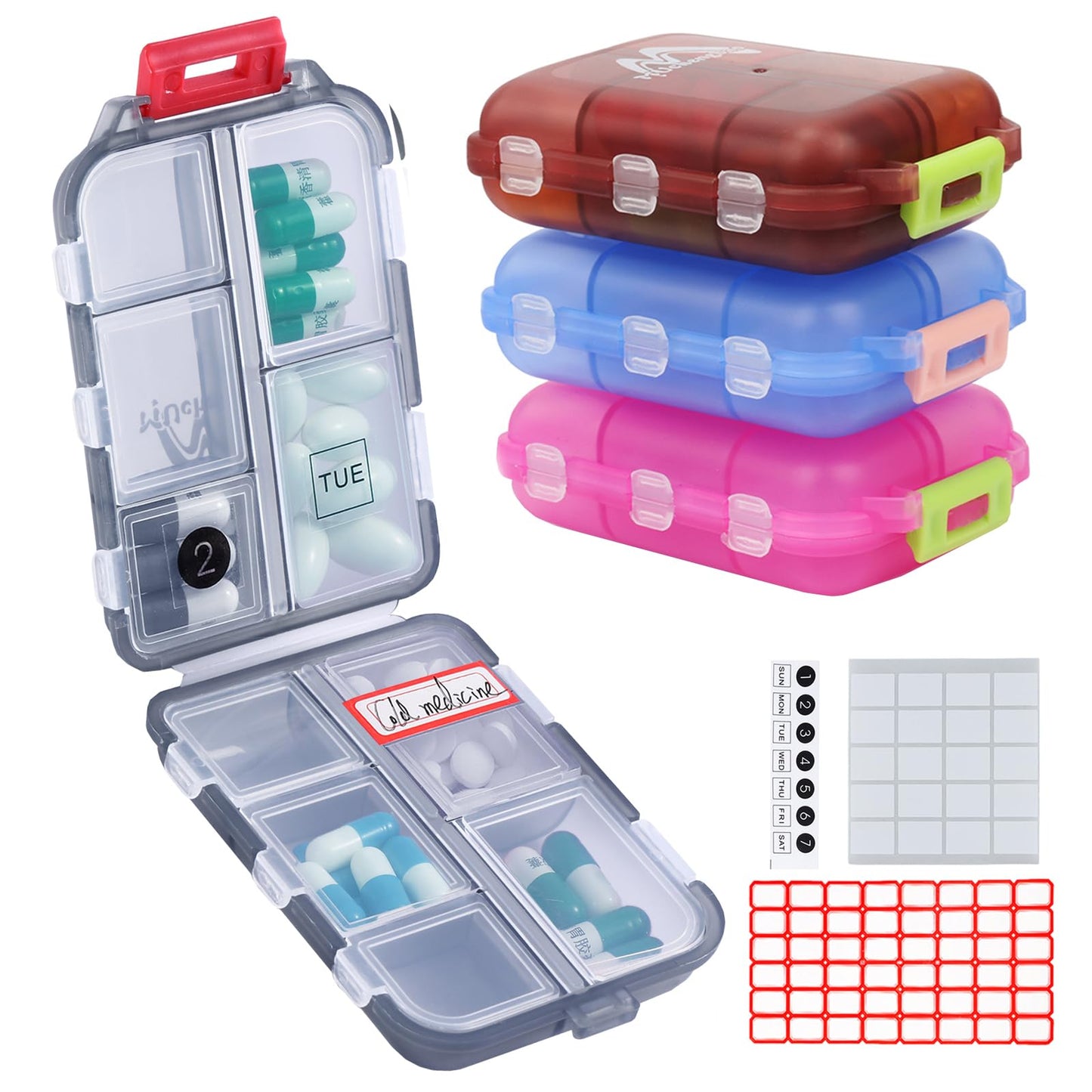Doctor-Recommended 7-Day Pill Organizer – Dustproof, Moisture-Proof | Buy 1, Get 1 FREE