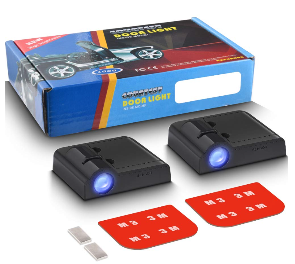 Wireless Car Door Logo Light – Universal for All Indian Car Brands