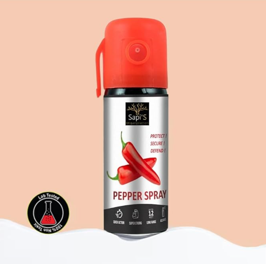 💥 DefenderGuard™ – Personal Safety Pepper Spray for Women 💄🛡️ (Buy 1 Get 1 Free)