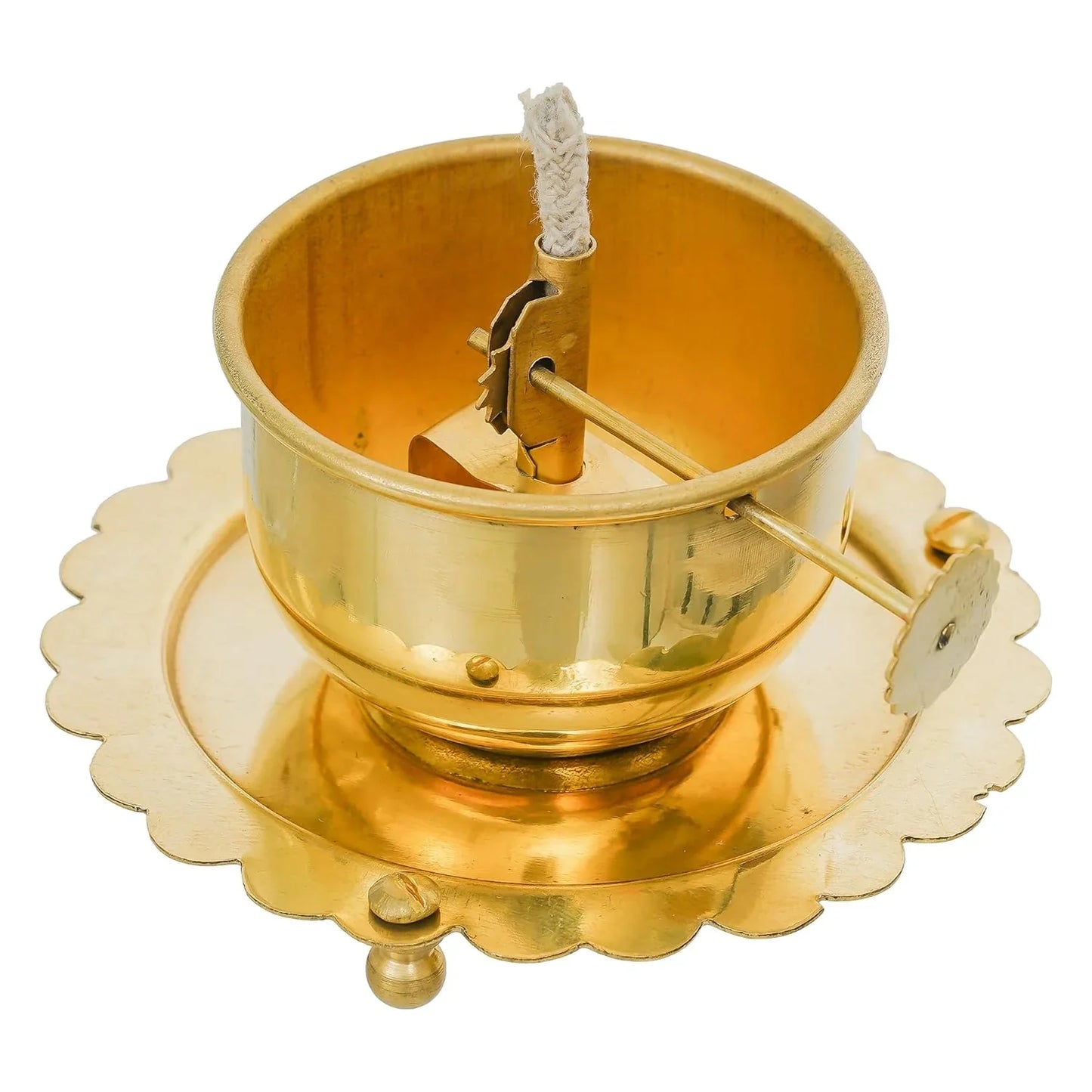 Handmade - Light Brass Akhand Diya
