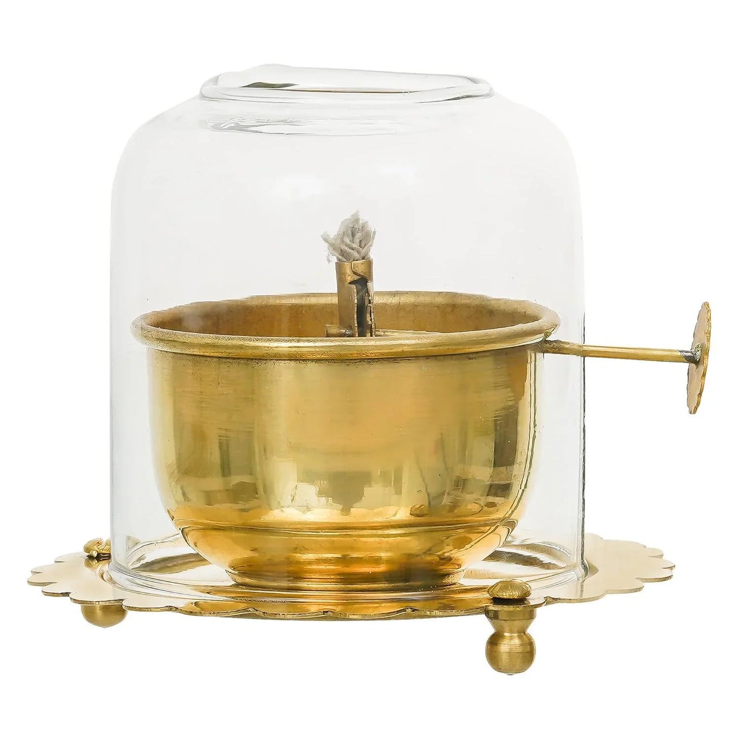 Handmade - Light Brass Akhand Diya