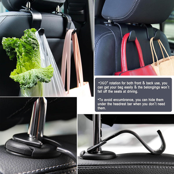 Car Seat Headrest Hook |🔥BUY 1 GET 1 FREE🔥(2+2 hooks)